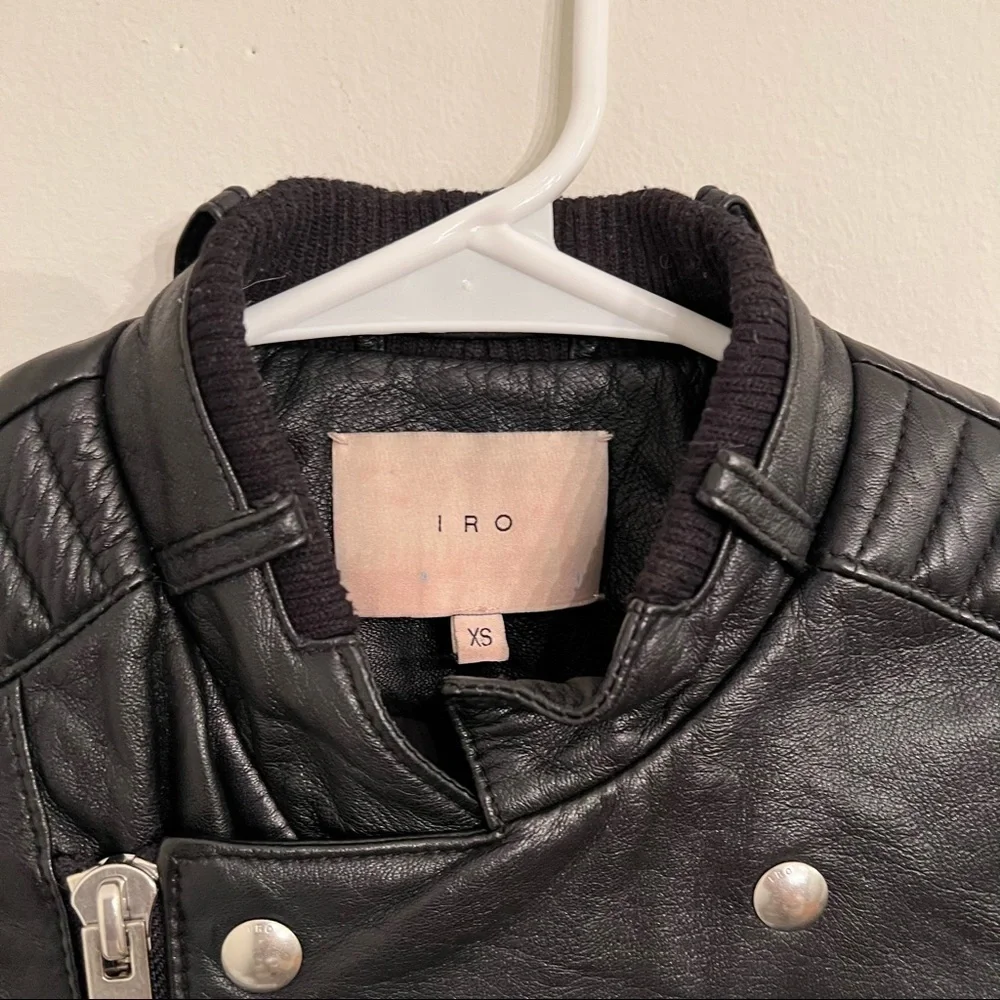 IRO Leather Jacket - Picture 2 of 4